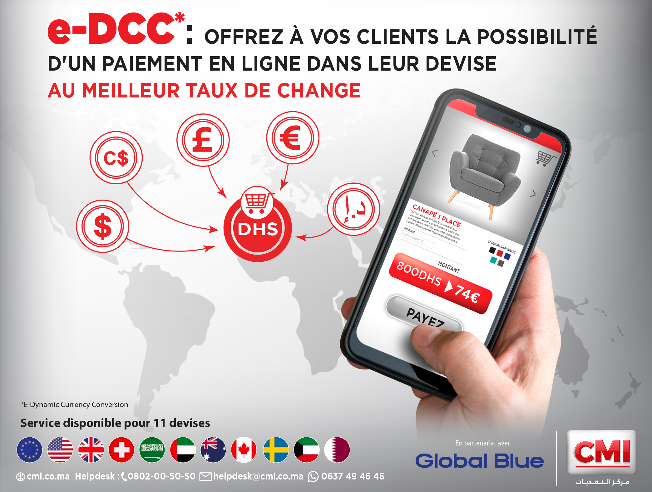 Paiement multi-devises : Le CMI booste l’e-commerce marocain